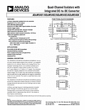 DataSheet ADuM5404ARWZ pdf